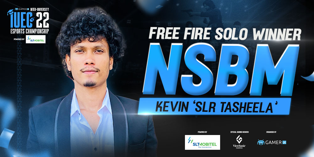 All-Island Free Fire Grand Finalist Wins Gold for NSBM in Free Fire (Solo) @ IUEC ‘22